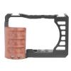 Aluminum Alloy Camera Cage, Real Machine Modeling Precise Hole Opening Easy Assembly Full Camera Cage with Cold Shoe Mount for ZV Video Making view 1