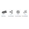Aluminum Alloy Camera Cage, Real Machine Modeling Precise Hole Opening Easy Assembly Full Camera Cage with Cold Shoe Mount for ZV Video Making view 4