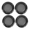 2inch Audio Speaker Mesh Grille Protective Decorative Audio Speaker 4pcs DIY Set Car Speaker Accessories (Black) view 1