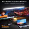 QUUGE Docking Station Dual Monitor 2 HDMI, 7 in 1 USB C Hub with Dual HDMI 4K, PD Charging, 5Gbps USB 3.0, 3 USB2.0, USB C Docking Station for MacBook Pro/Dell XPS/HP/Lenovo/Surface/Yoga etc view 4
