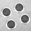 2inch Audio Speaker Mesh Grille Protective Decorative Audio Speaker 4pcs DIY Set Car Speaker Accessories (Silver) view 3