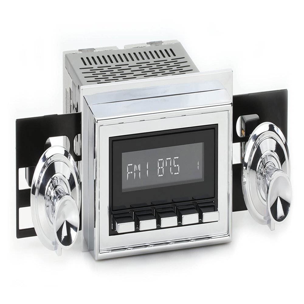 RetroRadio Compatible with 1958 Chevrolet Impala Features Include Bluetooth, USB, AM/FM HBC-M2-108-09-79C2