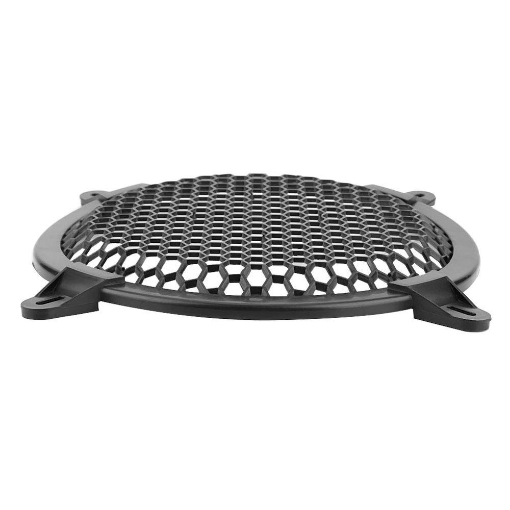 Car Audio Plastic Mesh Cover Speaker Modification Guard for Car Decor (8 Inch)