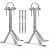 Antenna Mounting Bracket 12 Inch SUS304 Stainless Steel Mast Wall Mount Clamp Windproof Antenna Mount for TV Antenna Mast view 1
