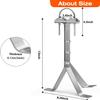 Antenna Mounting Bracket 12 Inch SUS304 Stainless Steel Mast Wall Mount Clamp Windproof Antenna Mount for TV Antenna Mast view 2