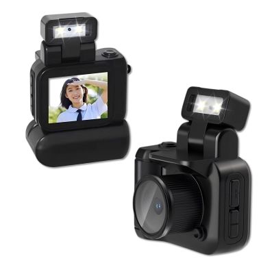 DirectNine Basics Mini DV Camera, Small 1080P HD DVR Camcorder Video Recorder for Photography, Thumb Video Camera with Charging Case for Travel, Flashlight, OTG Connection (-2214240045211)