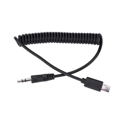 Yunir 3.5mm 2.5mm Shutter Release Cable Cord, Stretchable Spiral Coiled Cord for A7Iii Cameras with RM VPR1 Connection, Compatible for RX1 RX10 RX100 A7S A7R A7 A7II A7III A9 A58
