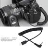 Yunir 3.5mm 2.5mm Shutter Release Cable Cord, Stretchable Spiral Coiled Cord for A7Iii Cameras with RM VPR1 Connection, Compatible for RX1 RX10 RX100 A7S A7R A7 A7II A7III A9 A58 view 2