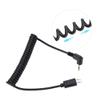 Yunir 3.5mm 2.5mm Shutter Release Cable Cord, Stretchable Spiral Coiled Cord for A7Iii Cameras with RM VPR1 Connection, Compatible for RX1 RX10 RX100 A7S A7R A7 A7II A7III A9 A58 view 3
