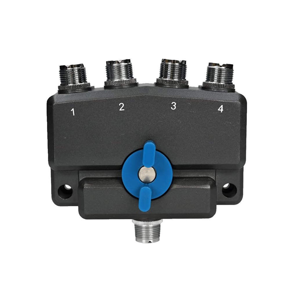Intellitron AS-1704G 4-Position Antenna Switch DC-1GHz with SO-239 Connectors 2kW