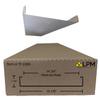 Lighting Plastics of Minnesota 4ft Wrap Around Light Cover Diffuser 15 7/8"" W x 1 7/8"" H x 47 3/4 L (Between Hook = 14 3/4"") (TF-238A), Clear Prismatic view 1