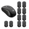 Adesso Lot of 10 Pcs Multipack iMouse S80B 24Ghz Fabric Wireless Black Fabric Mini Optical Mouse view 1