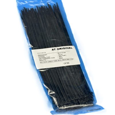 12"", 48lbs Max. Tensile Strength Cable Zip Ties,100 Pack, Black, Heavy Duty, Extra Strong, Industrial Strength, UV Resistant, Indoor and Outdoor, Residential/Commercial, by AT Original, 300-48B