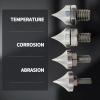 4 Pcs Speaker Spikes, Stainless Steel Speaker Shock Foot Spikes with Adjustable Height, Isolation Foot Spikes for Speaker Frame, Amplifier, CD DVD Player (M6) view 4