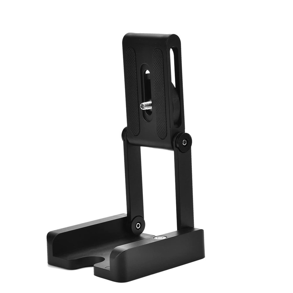 Wisoqu Flexible Folding Tripod Head with Portable Tilt Head for DSLR, 1/4in Mounting Screw