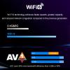H96 Max M9 TV Box Android 14.0 RK3576 8GB RAM 128GB ROM WiFi6 1000M LAN BT5.4 USB3.0 Support AV1 VP9 4K 60fps H.265 HDR Box view 3