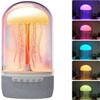 FOTN Jellyfish Bluetooth Speaker,Portable Bluetooth Speaker with 7 Colors of Atmosphere Lights, Surround Pairing,The Tentacles of The Jellyfish Will Sway with The Music, Gold view 1