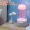 FOTN Jellyfish Bluetooth Speaker,Portable Bluetooth Speaker with 7 Colors of Atmosphere Lights, Surround Pairing,The Tentacles of The Jellyfish Will Sway with The Music, Gold view 4