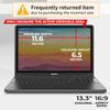 SightPro Magnetic Laptop Privacy Screen 13.3 Inch 16:9 - Patented Removable Laptop Privacy Filter Shield and Protector view 2