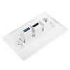 CAT6 USB3.0 Interface Wall Plate Panel Clip On High Home Theater HD Hotels Home Office view 4