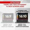 SightPro Magnetic Laptop Privacy Screen 14 Inch 16:10 - Patented Removable Laptop Privacy Filter Shield and Protector view 3