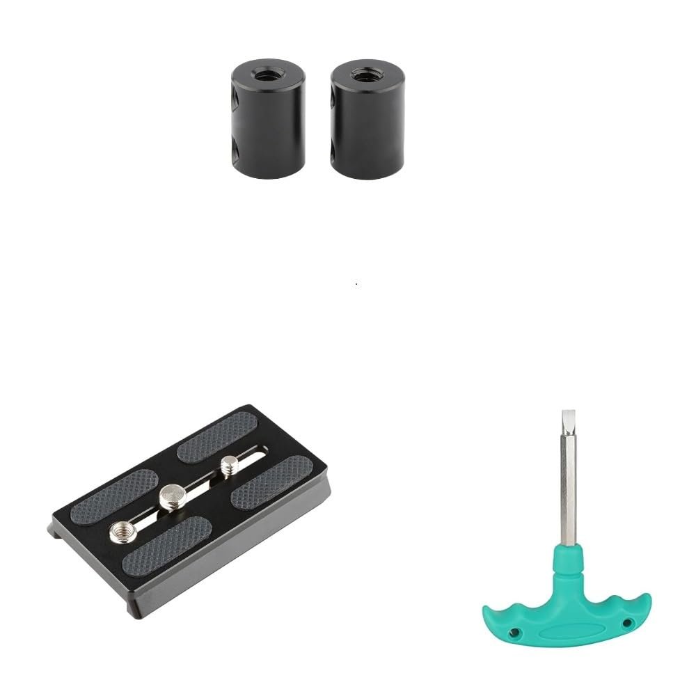 CAMVATE 15mm Micro Rod + Camera Quick Release Base + Straight Screwdriver Assembly Tool