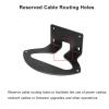 Wall Mount Bracket Compatible with Bowers & Wilkins Formation Wedge Bluetooth Speaker, One-piece Mold, Sturdy Thick Metal Stand, Black view 3