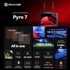 HollyView Pyro 7 Wireless Video Transmitter & Receiver & 7 inch Camera Field Monitor HDMI & SDI 1300ft Range, 60ms Latency Auto Dual-Band Hopping with Waveform, LUTs, Recording, Vector Scope, Dou kit view 2