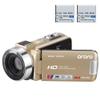 ORDRO Video Camera Camcorder Digital Camera Recorder Full HD 1080P 30FPS 30MP 3.0 Inch 270 Degree Rotation LCD 18X Digital Zoom with 16GB Card and 2 Batteries view 1