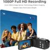 ORDRO Video Camera Camcorder Digital Camera Recorder Full HD 1080P 30FPS 30MP 3.0 Inch 270 Degree Rotation LCD 18X Digital Zoom with 16GB Card and 2 Batteries view 4