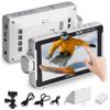VILTROX DC-V1 5.5 Inch Touchscreen Camera Field Monitor, 4K HDMI DSLR Camera Monitor with Battery Sunshade Input Output Peaking Focus Assist 3D LUT 160 Wide View Angle DC 12V Type-C 5V in, White view 1