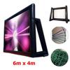 ZUIAI Infltable Curtain Screen 200 Inch Projector Home Outdoor Office Portable 3D Projection Screen view 4