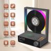 HOTT Portable CD Player,Retro Bluetooth 5.3 CD Players for Home,Music Player with HiFi Speaker,4000mAh Recheageable/Remote Contro/RGB Night Light/Sleep Timer/U Disk/Micro SD/AUX Desktop CD Players view 2