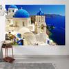 10x8ft Greece Backdrop Santorini Island Village Scenery Photography Background Greece Themed Party Wedding Engagement Photoshoot Decorations Birthday Baby Shower Supplies Photo Booth Props view 4