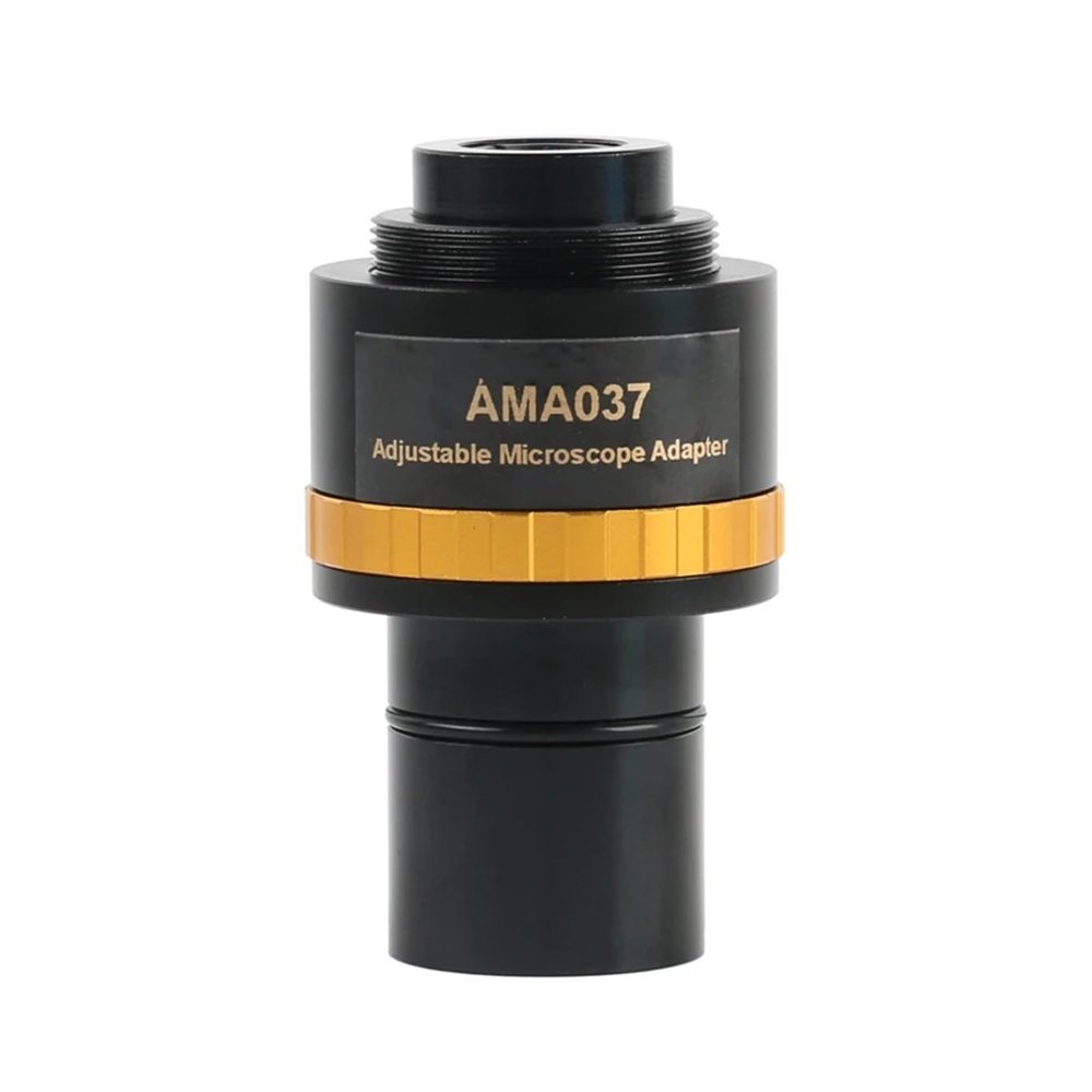 LIUZHENZHEN 0.37X 0.5X 0.75X Focusable Microscope Electronic Eyepiece C Mount Adapter Lens to 23.2mm Interface for Video Microscope Camera(AMA037 AMA050)