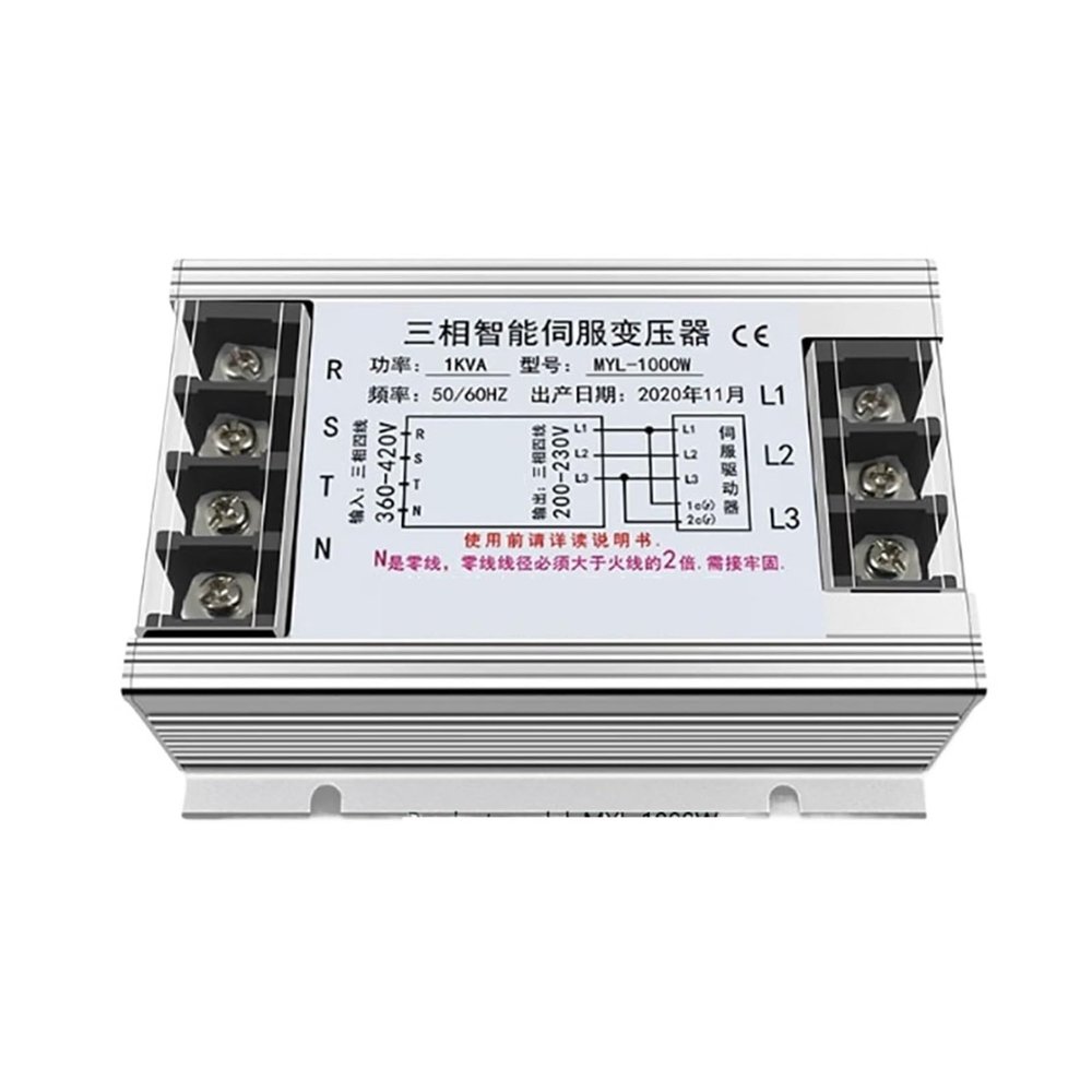 FMSISIGQJ MYL-1000W Three-Phase Intelligent Electronic servo Isolation Transformer 1KVA380 Transformer 220