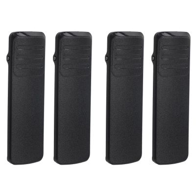 4pcs Radio Belt Clip for Hytera Portable Two Way Talk Radio Belt Clip Replacement, Black Professional Radio Waist Clip Radio Accessories