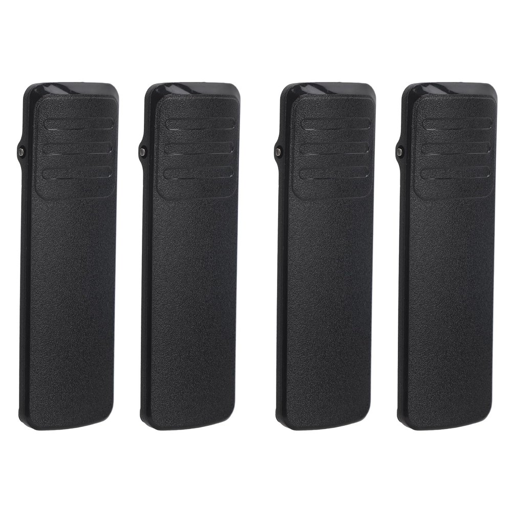 4pcs Radio Belt Clip for Hytera Portable Two Way Talk Radio Belt Clip Replacement, Black Professional Radio Waist Clip Radio Accessories