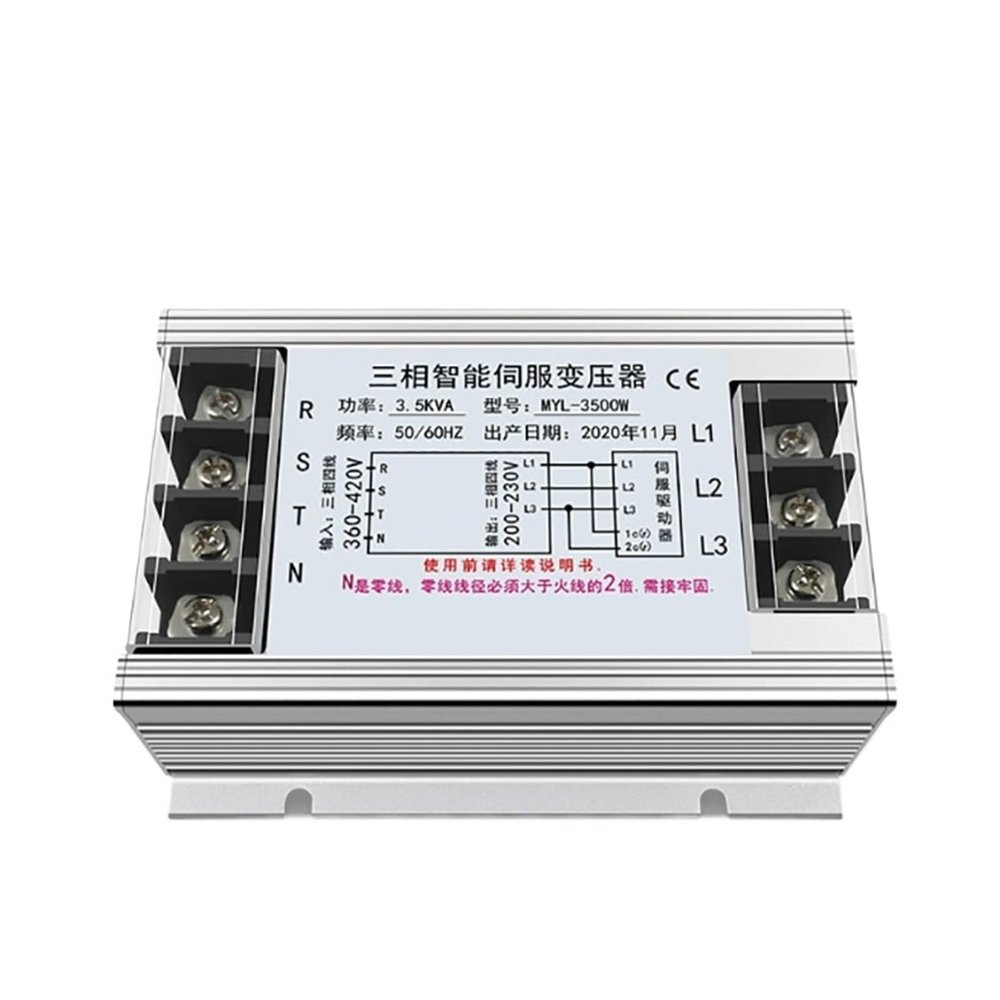 FMSISIGQJ MYL-3500W Three-Phase Intelligent Electronic servo Transformer 3.5KW380 to 220