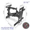 AVXANKTG 37-70 Inch 6 Arm Plasma TV Wall Mount Full Motion Tilt Bracket Frame Swivel Bracket view 2