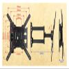 JFUDJKLI DL-DP4 35KG 23'-55 Inch 3 Arm Retractable Full Motion TV Swivel Stand Rotating TV Wall Mount Bracket LED TV Drop Down TV Lift view 2