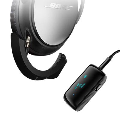 YOCOWOCO Wireless Bluetooth Adapter for Bose QC25 and Bluetooth Transmitter & Receiver Black