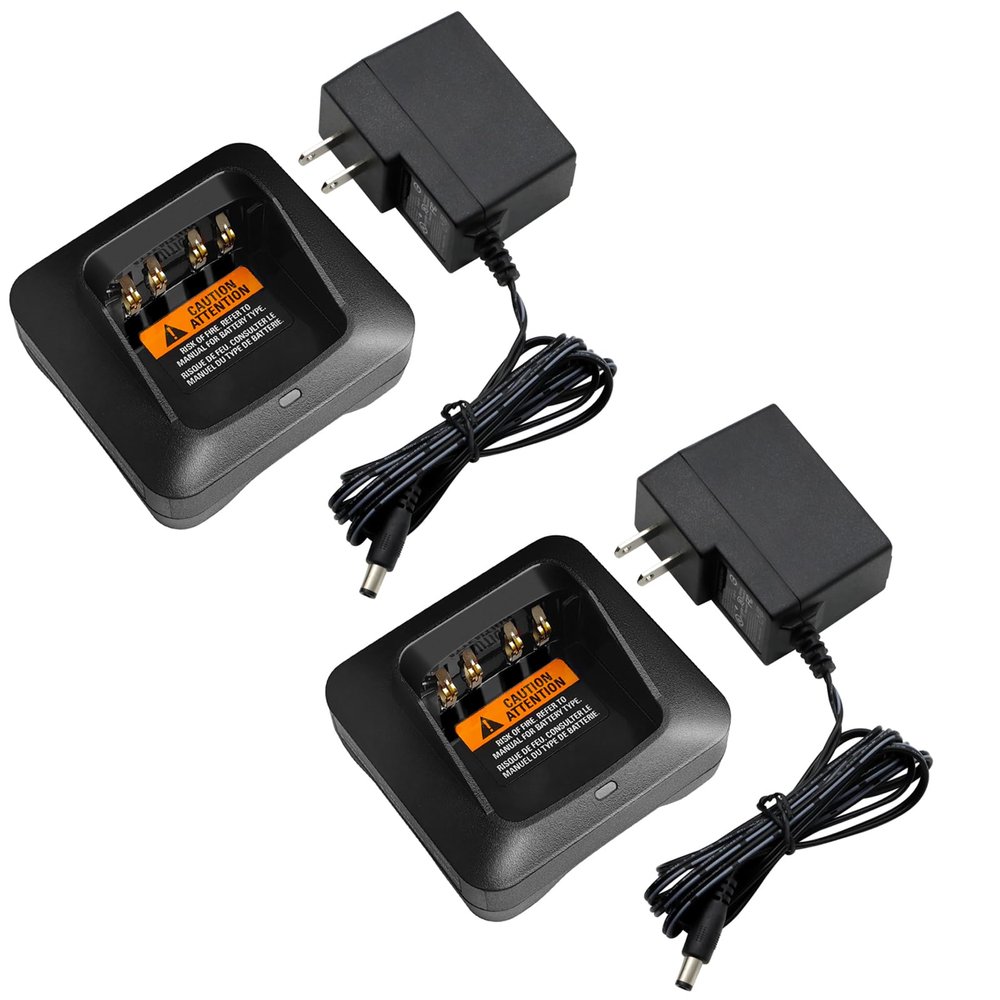 2-Pack XTS3000 Charger NTN8831 NTN8831A Rapid Charger for Motorola XTS2500 XTS1500 MTS2000 HT1000 PR1500 NTN9858 NTN9858C NTN8923 NTN8294 NTN7143 NTN7144