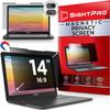 SightPro Magnetic Laptop Privacy Screen 14 Inch 16:9 - Patented Removable Laptop Privacy Filter Shield and Protector view 1