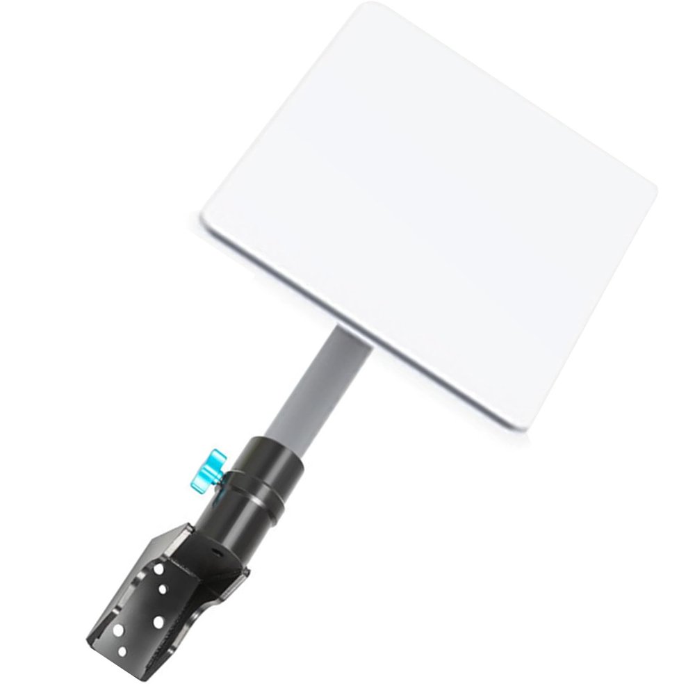 A089 Short Wall Mount Kit Satellite Internet Pole Roof Mounting Bracket Stainless Steel with Adapter for Wood Brick and Concrete Wall