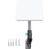 A089 Short Wall Mount Kit Satellite Internet Pole Roof Mounting Bracket Stainless Steel with Adapter for Wood Brick and Concrete Wall view 2