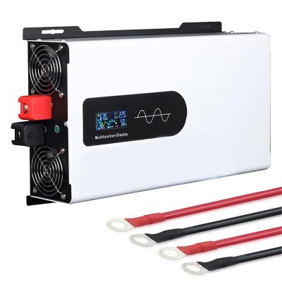 Eastnmythet Inverter Outdoor Camping, 5000W/6000W/8000W/10000W/12000W Pure Sine Wave Power Inverter with LCD Display & Socket,12V-6000W