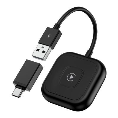 Pukiou for iPhone 17 Wireless Carplay Adapter Compatible iPhone 17 Pro Max Air 16e 16 15,Automatic iPhone Carplay Wireless Adapter Convert Factory Wired to Wireless Plug and Play Car Play Fits Cars