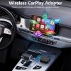 Pukiou for iPhone 17 Wireless Carplay Adapter Compatible iPhone 17 Pro Max Air 16e 16 15,Automatic iPhone Carplay Wireless Adapter Convert Factory Wired to Wireless Plug and Play Car Play Fits Cars view 2