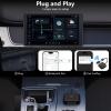Pukiou for iPhone 17 Wireless Carplay Adapter Compatible iPhone 17 Pro Max Air 16e 16 15,Automatic iPhone Carplay Wireless Adapter Convert Factory Wired to Wireless Plug and Play Car Play Fits Cars view 3